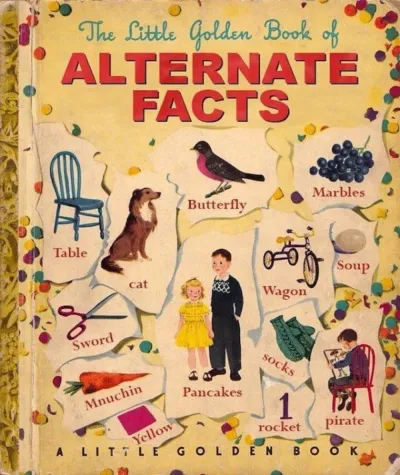 'Alternative Facts' ganham sua própria capa de livro de ouro