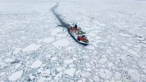 يذوب الجليد البحري في القطب الشمالي بسرعة كبيرة لدرجة أنه وصل إلى مستوى قياسي منخفض