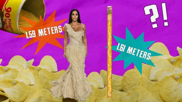 Este Pringles Can do Japão é mais alto que Kim Kardashian