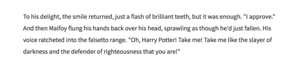 Moje snaha stát se spisovatelem erotických fanfikcí Harryho Pottera