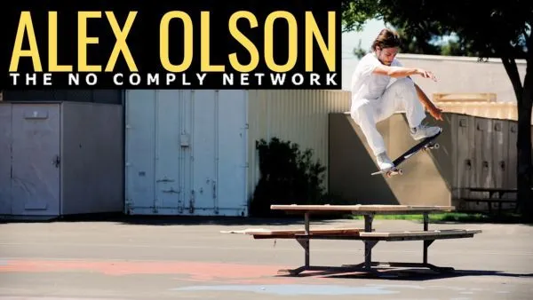 Alex Olson no momento que mudou sua ideia do skate