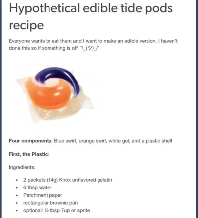 Niektorí Genius vytvorili recept na jedlé prílivové podložky