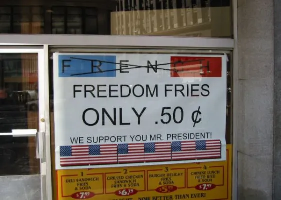 Niemand weet waarom we ze nog steeds Freedom Fries noemen
