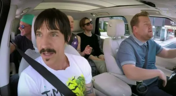 Anthony Kiedis salvou um bebê enquanto filmava Carpool Karaoke