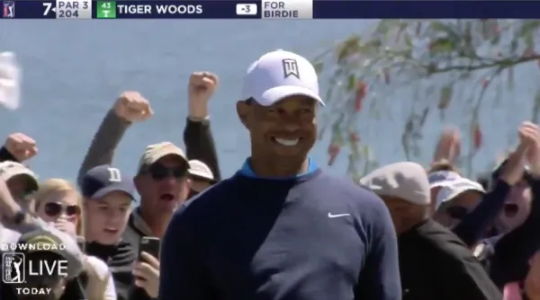 Tiger Woods Nails Ridiculous 71-Foot Putt на Arnold Palmer Invitational
